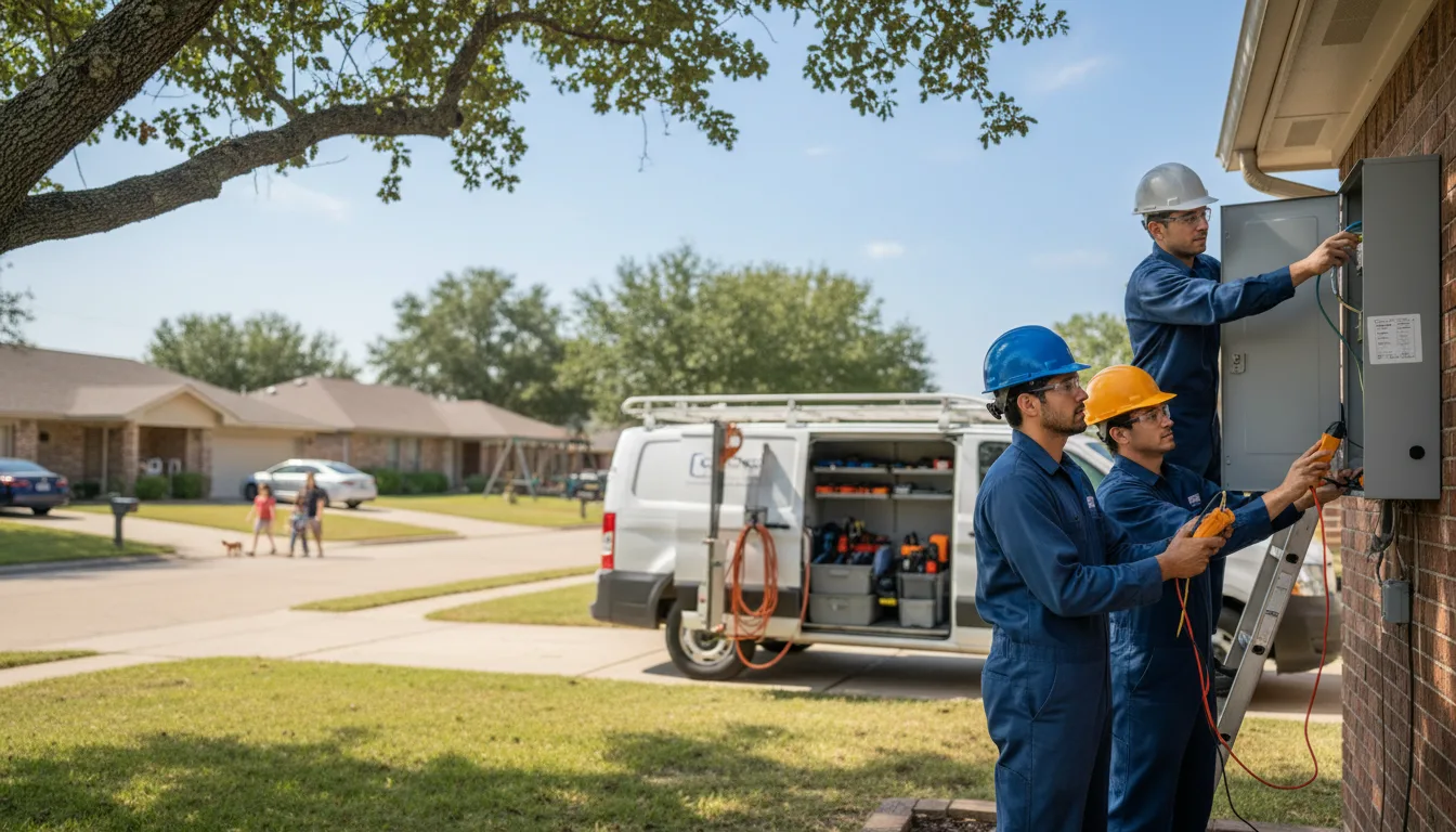 Certified electrician providing emergency electrical services in Bellflower, IL